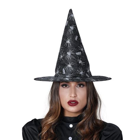 Elevate your witch costume with a luxurious silky witch cap